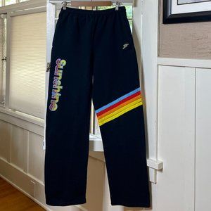Third Degree Black and Rainbow "Sunshine" Sweatpants Size Medium
